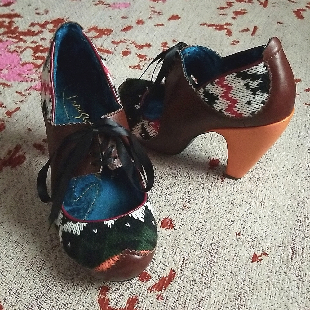 Irregular Choice Knitted Heels